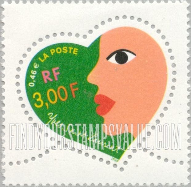 FindYourStampsValue: Hearts: Face