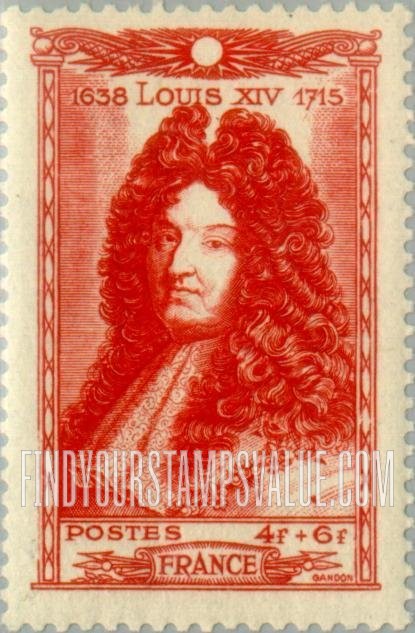 FindYourStampsValue: SEMI-POSTAL - Louis XIV