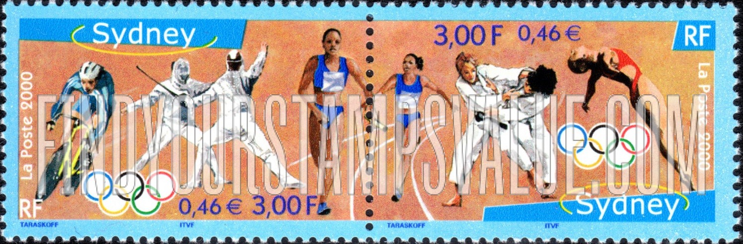 FindYourStampsValue: 2000 Summer Olympics, Sydney