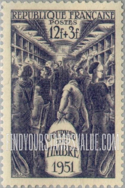 FindYourStampsValue: SEMI-POSTAL - Mail Car Interior