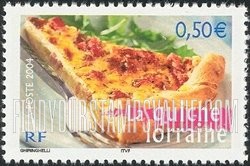 FindYourStampsValue: Aspects of Life in French Regions Type of 2003: Quiche Lorraine