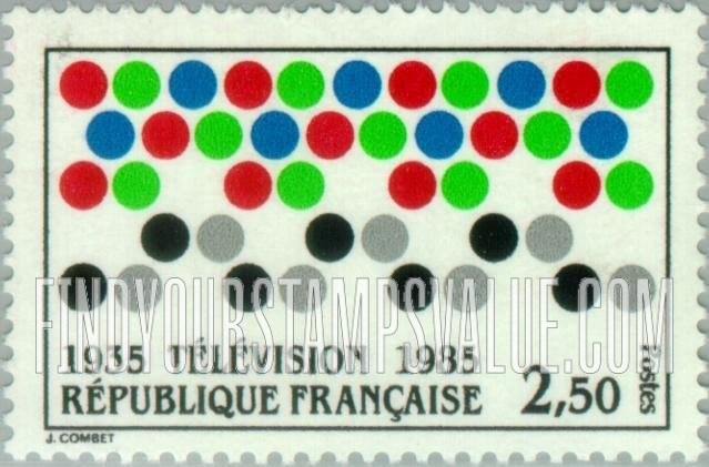 FindYourStampsValue: French TV 50th Anniversary