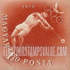 FindYourStampsValue: Olympic Games Type: Hammer thrower