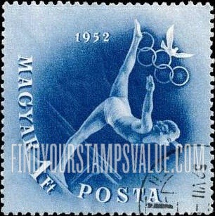 FindYourStampsValue: Woman gymnast