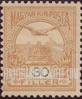 FindYourStampsValue: “Turul” and Crown of Saint Stephen