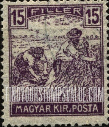 FindYourStampsValue: Harvesting (White Numerals)