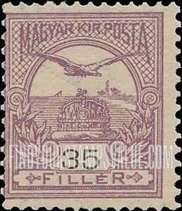 FindYourStampsValue: “Turul” and Crown of Saint Stephen