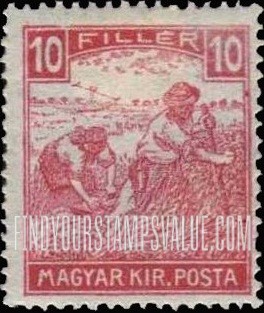 FindYourStampsValue: Harvesting (White Numerals)