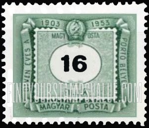 FindYourStampsValue: POSTAGE DUE STAMPS - Numeral value