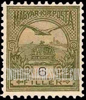 FindYourStampsValue: “Turul” and Crown of Saint Stephen