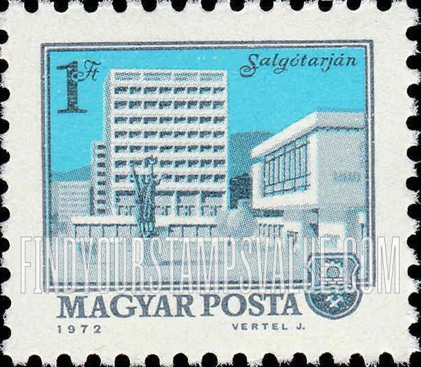 FindYourStampsValue: Modern buildings, Salgotarjan