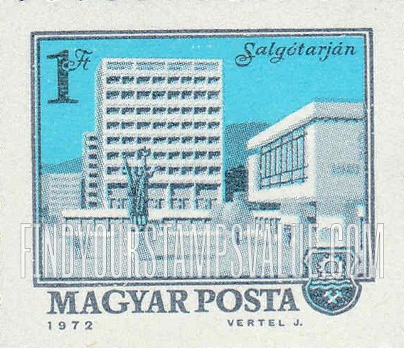 FindYourStampsValue: Modern buildings, Salgotarjan