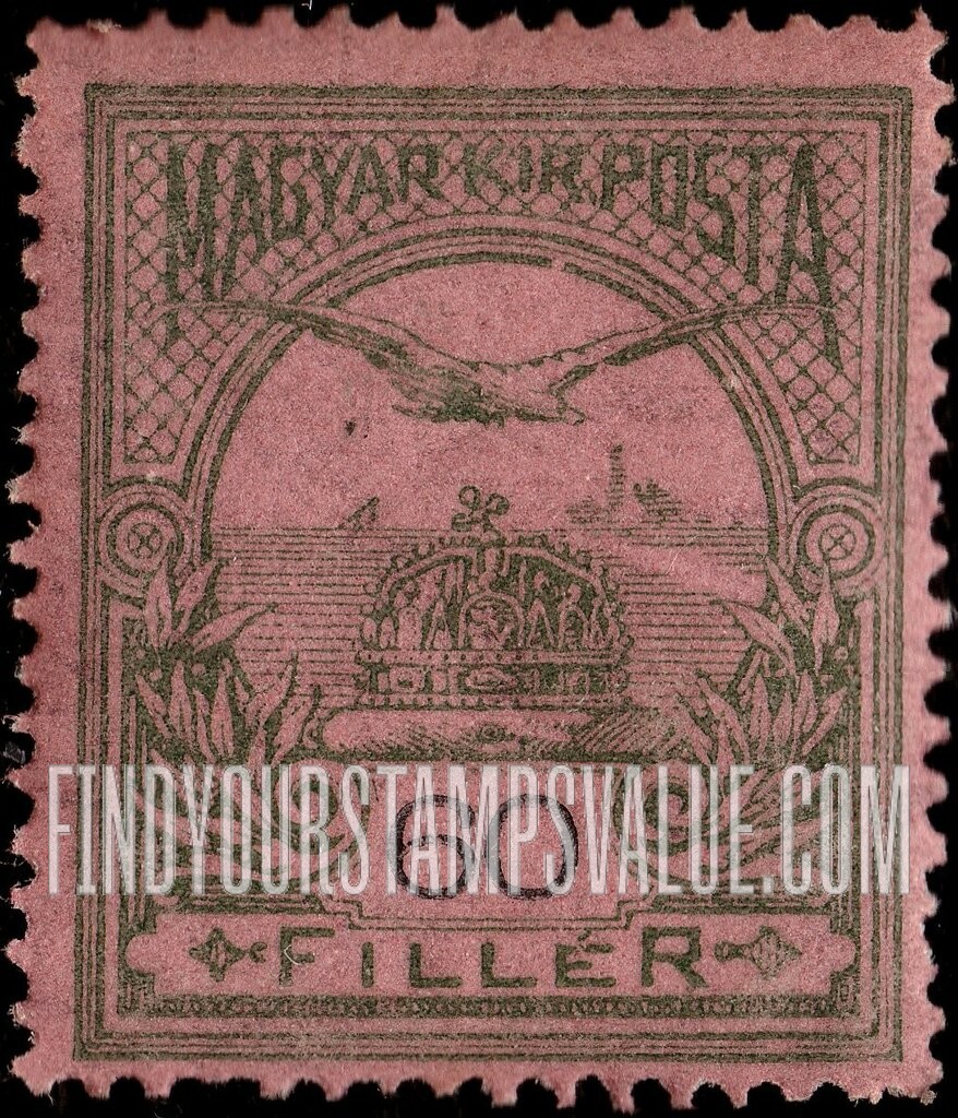 FindYourStampsValue: “Turul” and Crown of Saint Stephen