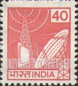 FindYourStampsValue: Republic of India: Telecommunications - भारत गणराज्य: दूरसंचार उपकरण