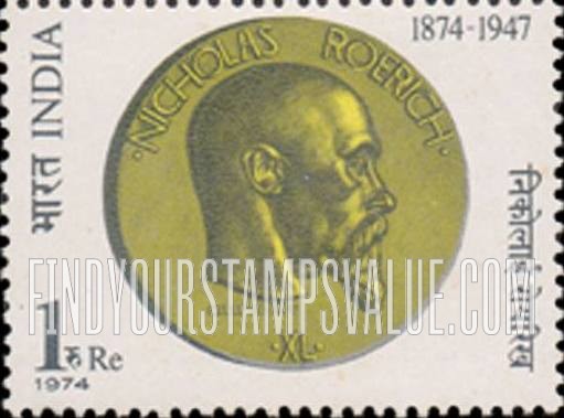 FindYourStampsValue: Republic of India: Nicholas Roerich - भारत गणराज्य: निकलाय रेरिख़