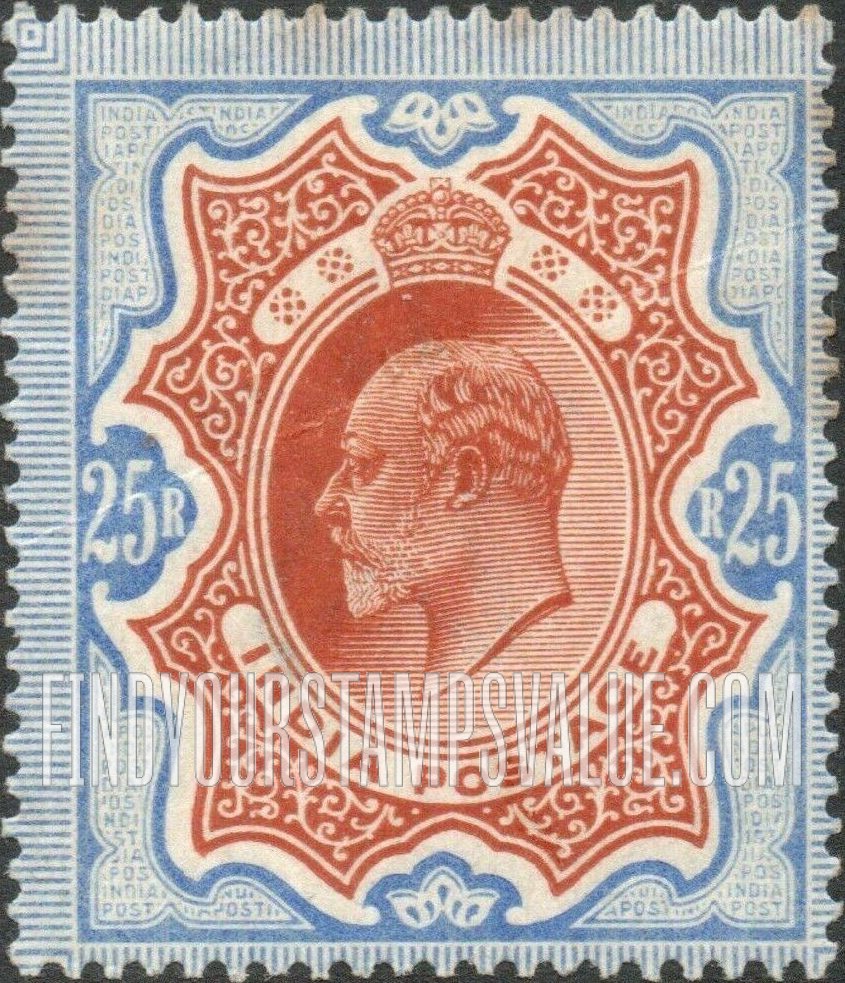 FindYourStampsValue: Empire: King Edward VII - साम्राज्य: राजा एडवर्ड सप्तम