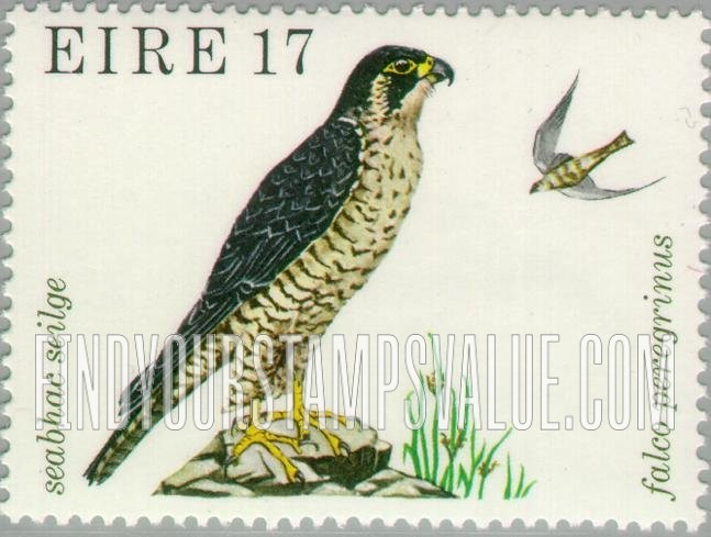 FindYourStampsValue: Birds: Peregrine falcon