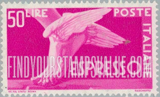 FindYourStampsValue: SPECIAL DELIVERY - Type of 1945-51: Winged Foot