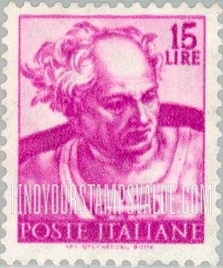 FindYourStampsValue: Designs from Sistine Chapel by Michelangelo: Joel