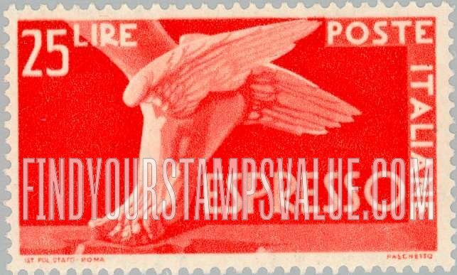 FindYourStampsValue: SPECIAL DELIVERY - Winged Foot