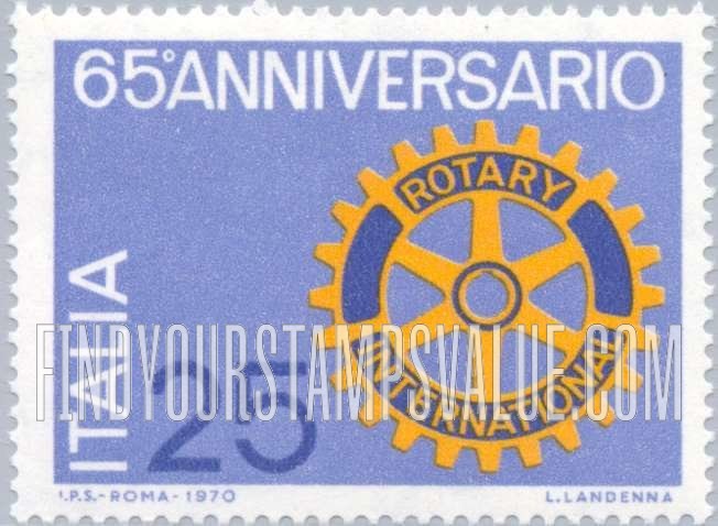FindYourStampsValue: Rotary Emblem