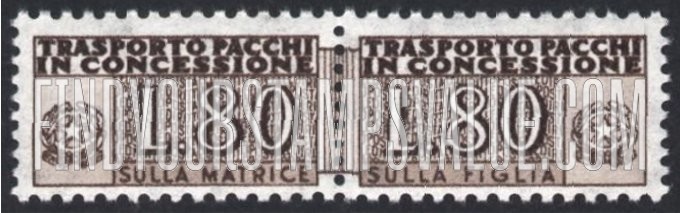 FindYourStampsValue: PARCEL POST AUTHORIZED DELIVERY - Trasporto Pacchi in Concessione
