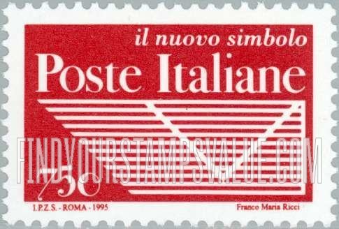 FindYourStampsValue: New Italian Postal Emblem Type of 1994