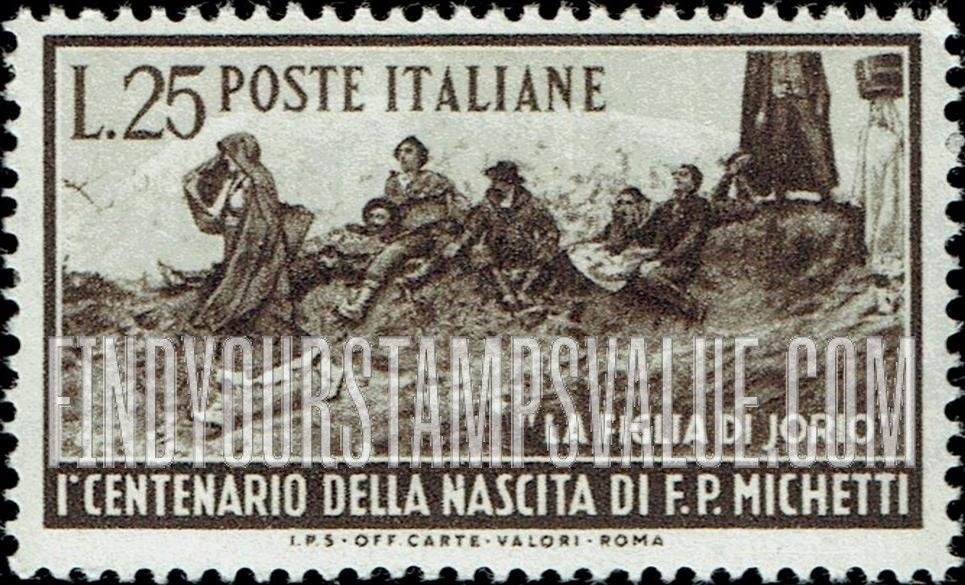 FindYourStampsValue: “La Figlia di Jorio” by Michetti