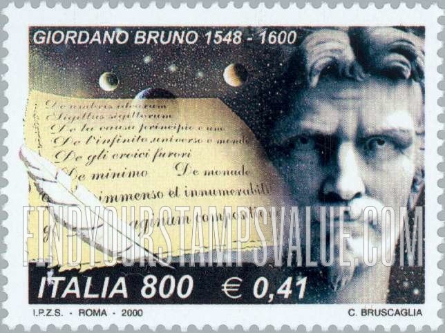 FindYourStampsValue: Giordano Bruno (1548-1600) Philosopher