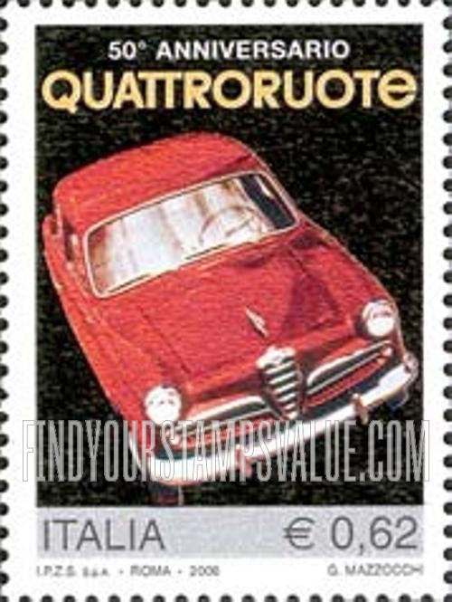 FindYourStampsValue: Quattroruote Magazine, 50th Anniversary