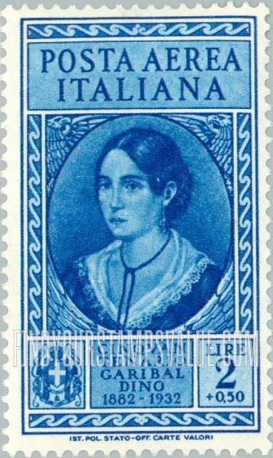 FindYourStampsValue: AIR POST - Anita Garibaldi