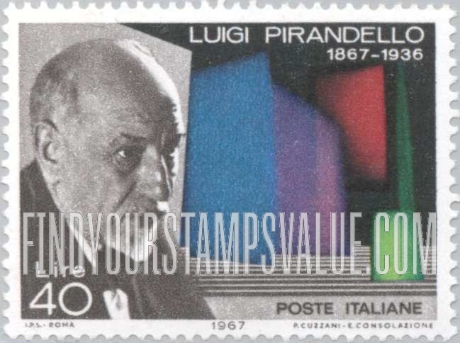 FindYourStampsValue: Luigi Pirandello and Stage