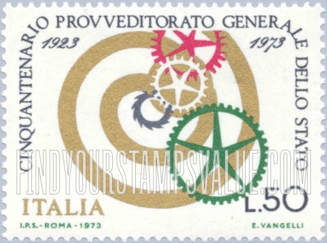 FindYourStampsValue: Spiral and Cogwheels