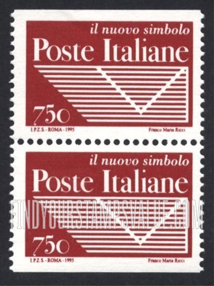FindYourStampsValue: New Italian Postal Emblem Type of 1994