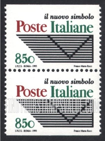 FindYourStampsValue: New Italian Postal Emblem Type of 1994
