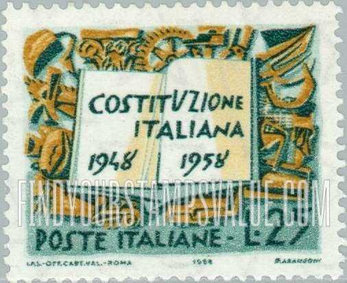 FindYourStampsValue: Book and Symbols of Labor Industry and Agriculture