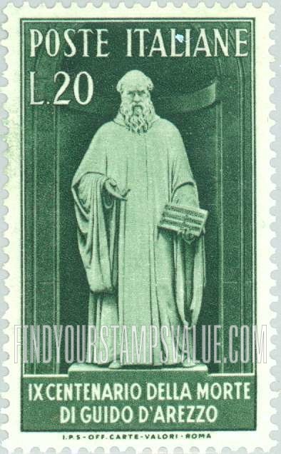 FindYourStampsValue: Guido d’Arezzo