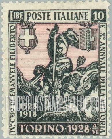 FindYourStampsValue: Philibert and Italian Soldier of 1918