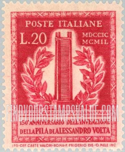 FindYourStampsValue: Voltaic Pile