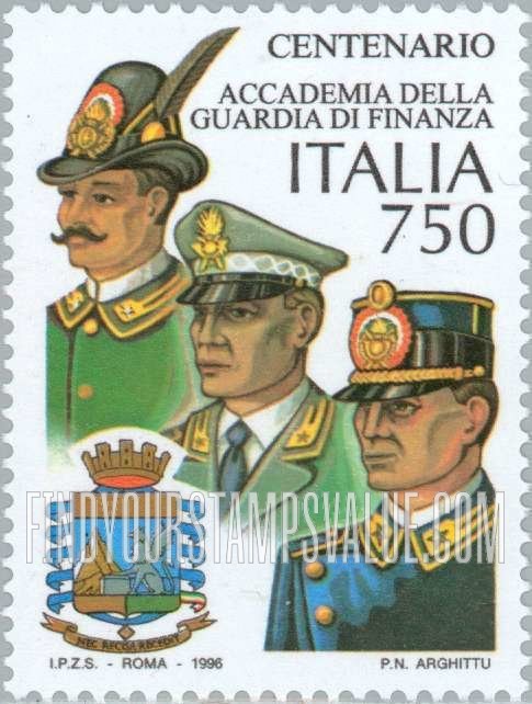 FindYourStampsValue: Academy of Finance Police, Centennial