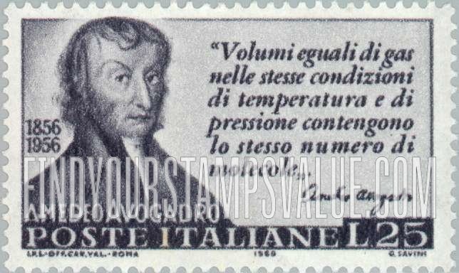 FindYourStampsValue: Amedeo Avogadro