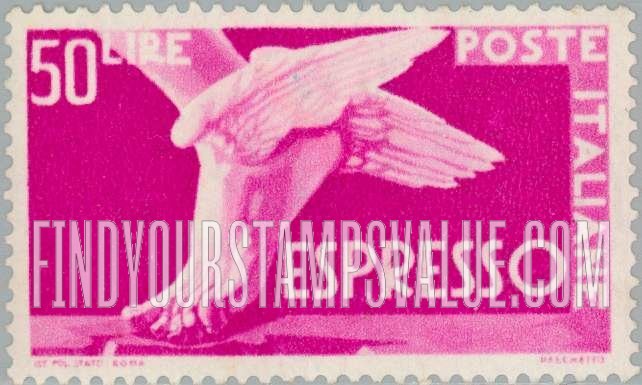 FindYourStampsValue: SPECIAL DELIVERY - Winged Foot