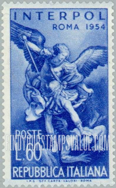 FindYourStampsValue: St. Michael Overpowering the Devil