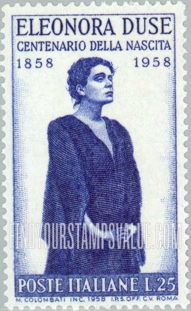 FindYourStampsValue: Eleonora Duse