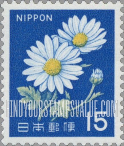 FindYourStampsValue: Chrysanthemums - きく