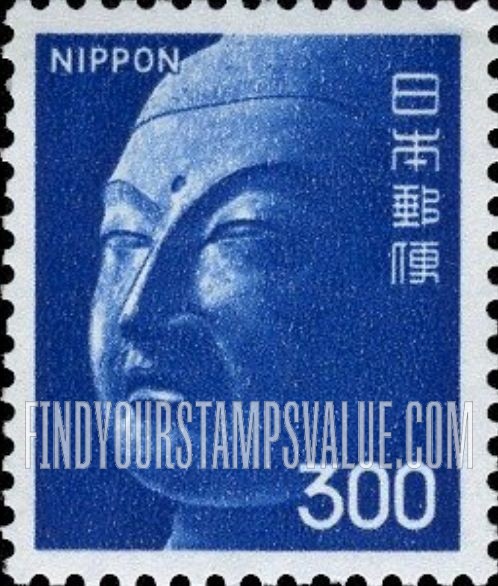 FindYourStampsValue: Buddha, Sculpture, 685 - 仏頭