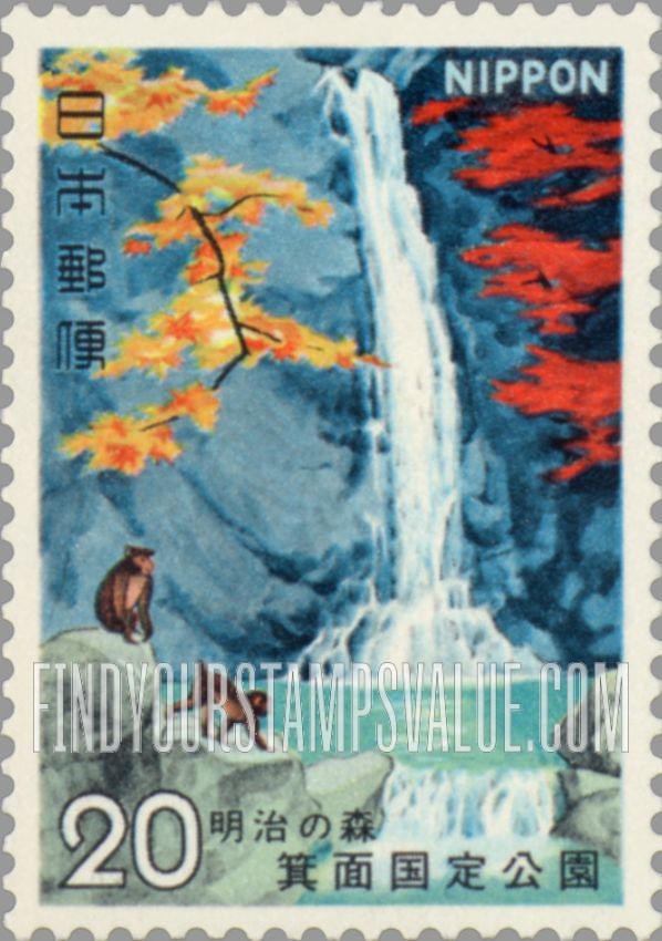 FindYourStampsValue: Minoo Falls - 箕面の滝