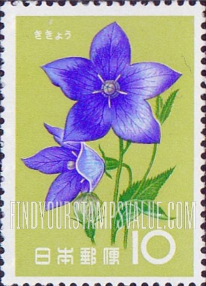 FindYourStampsValue: Bellflower - ききょう