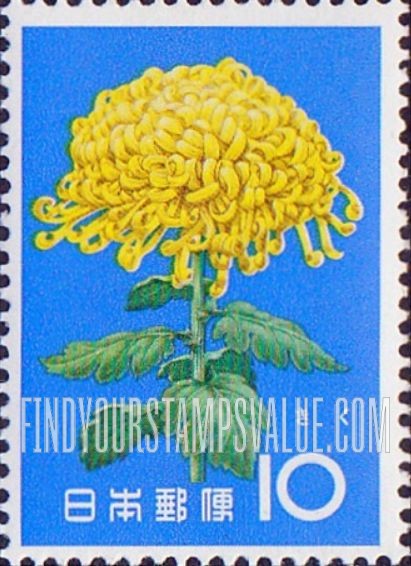 FindYourStampsValue: Chrysanthemum - きく