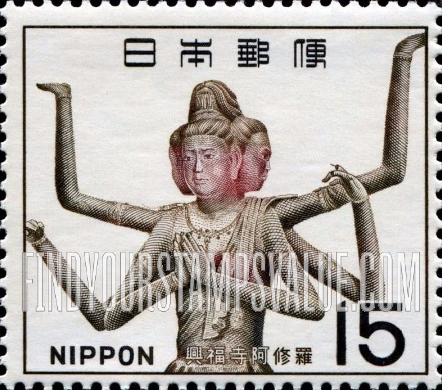 FindYourStampsValue: Ashura, Kofukuji Temple, Nara - 興福寺阿修羅、奈良